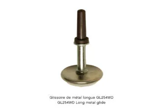 Glissoire de métal longue